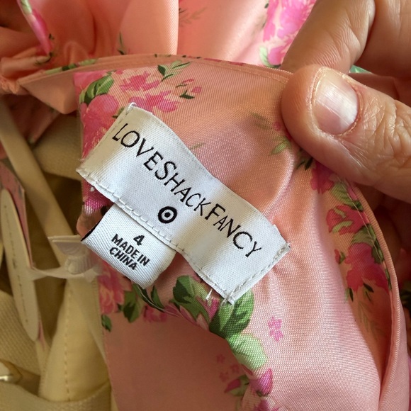 LoveShackFancy x Target Cecile Puff Sleeve Floral Dress Size 4 with tags new - Picture 6 of 6
